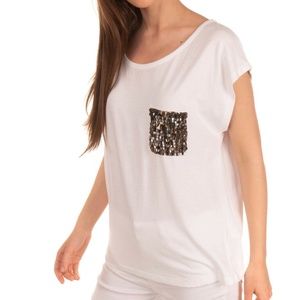 Armani Jeans White Tee Shirt Size: 10 (M)